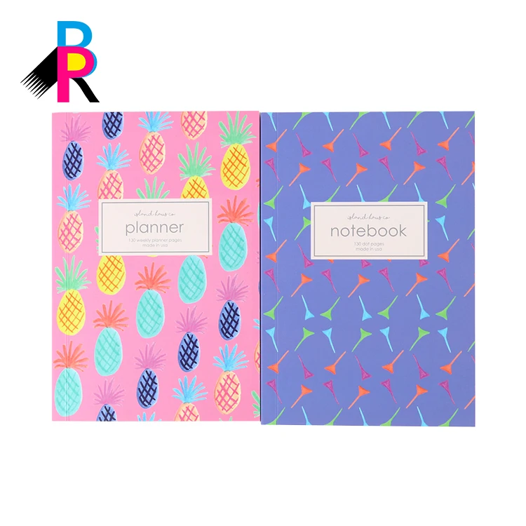 Factory  custom softcover notebook paperback notebook for student