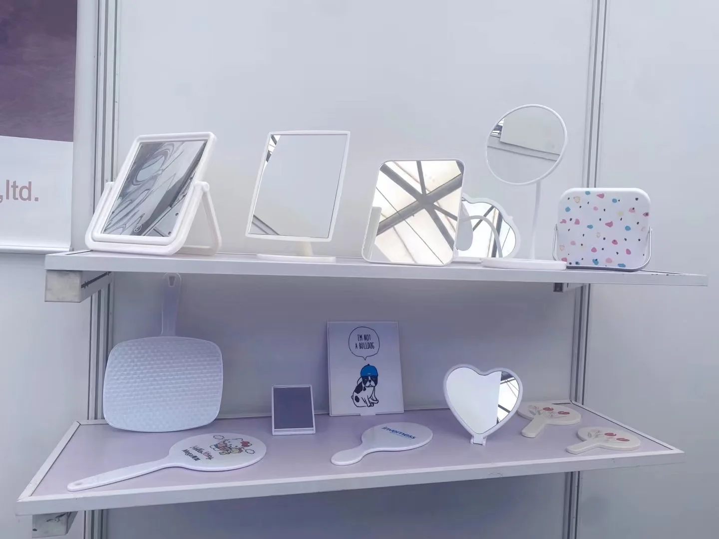 Custom mirror gift any color any shape mini compact mirror diy logo square round shape pu metal plastic small makeup mirror