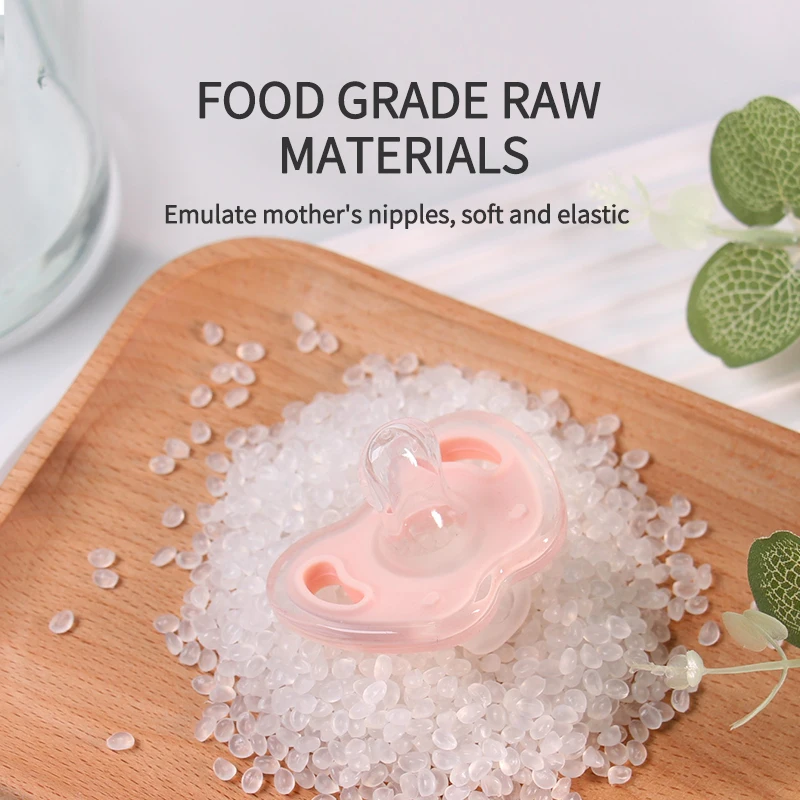 Factory wholesale New Design food grade Infant Soft Teething Soother cute Silicone Baby Pacifier BPA Free