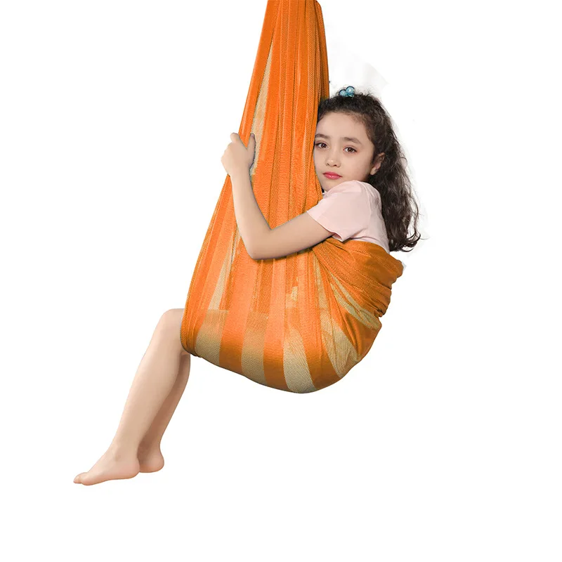 Indoor Outdoor Children Fitness Swing Super Soft Mesh Breathable Hammock Hanging Chair