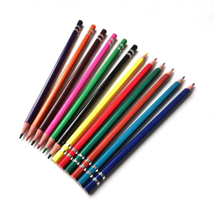 Best Price Gift Full Size Soft Core Color Pencil in Metal Tin Box