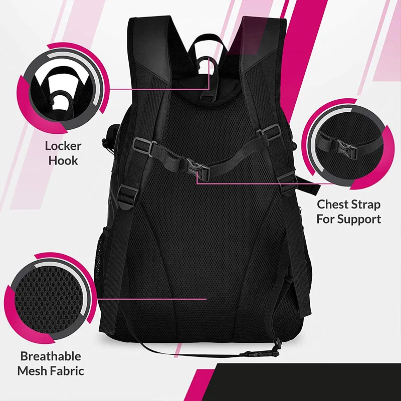 custom waterproof hockey stick bag equipment back pack lacrosse backpack