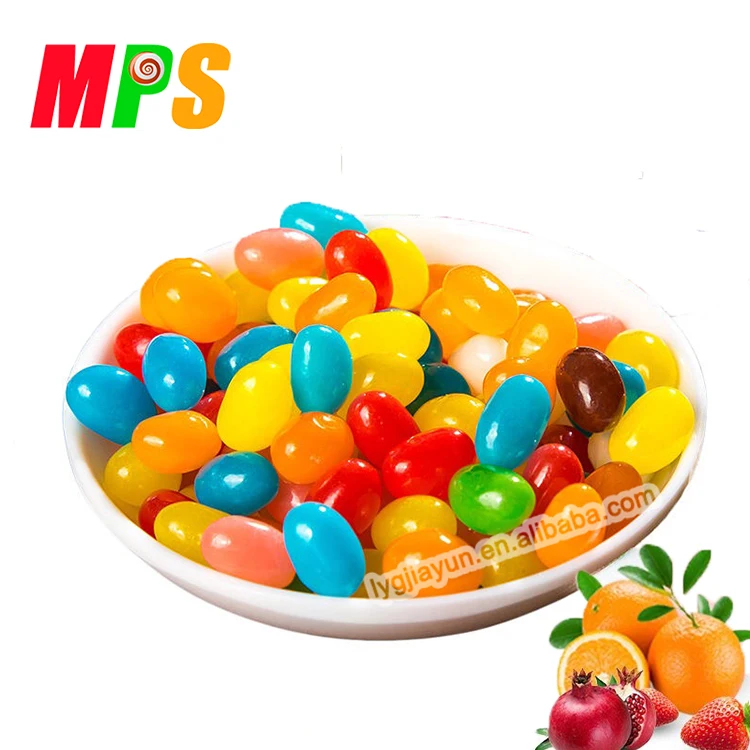 Halal Jelly Candy Colourful Fruity Gummy Jelly Beans