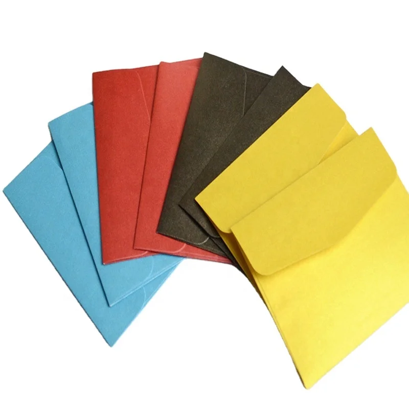 Matt black card paper envelope in A4 A5 B5 C5 C6 A3 size with custom logo printing color foil rose gold stamping silver stamp