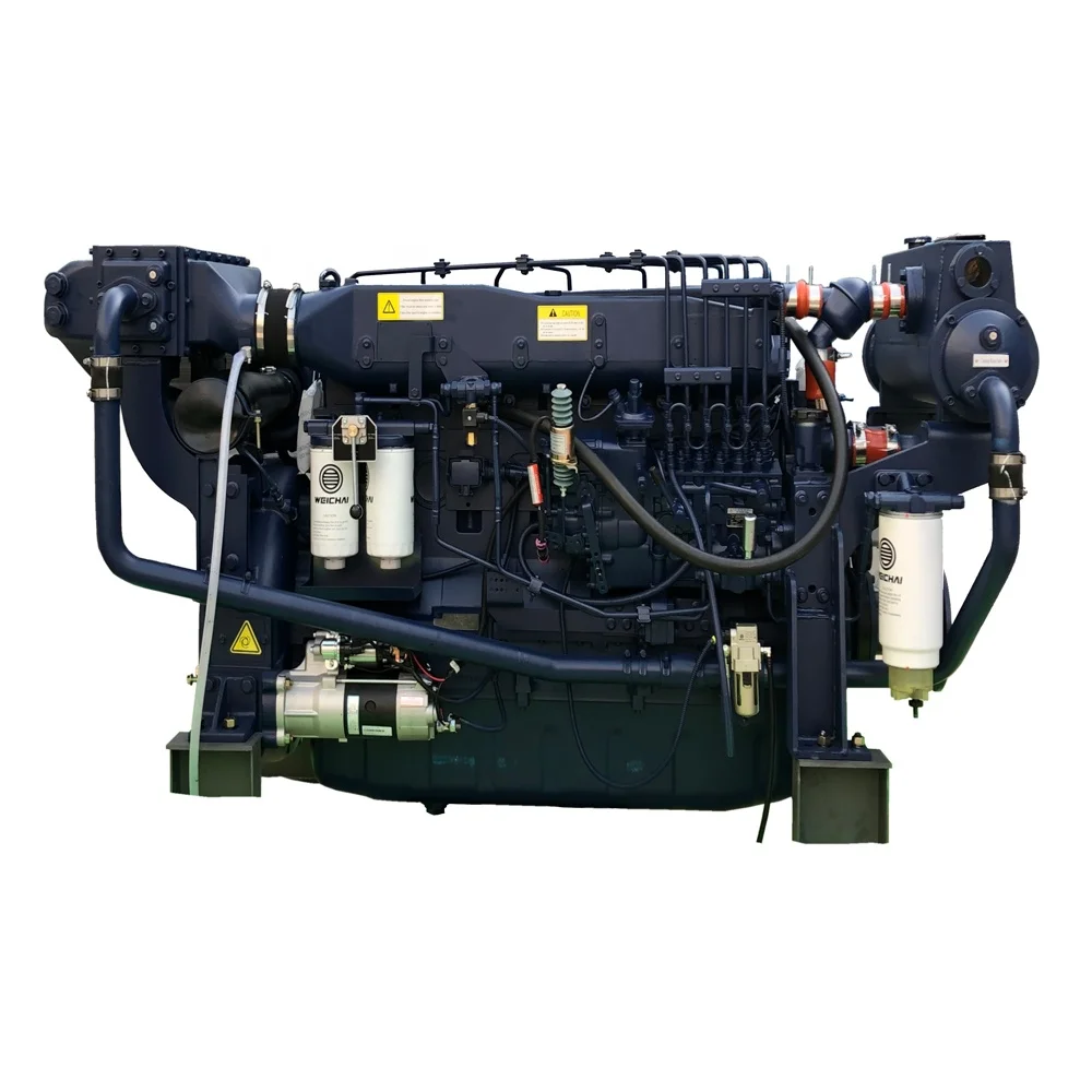 Best seller and brand new Weichai 4 stroke 6 cylinder diesel engine used for marine WD10C312-18