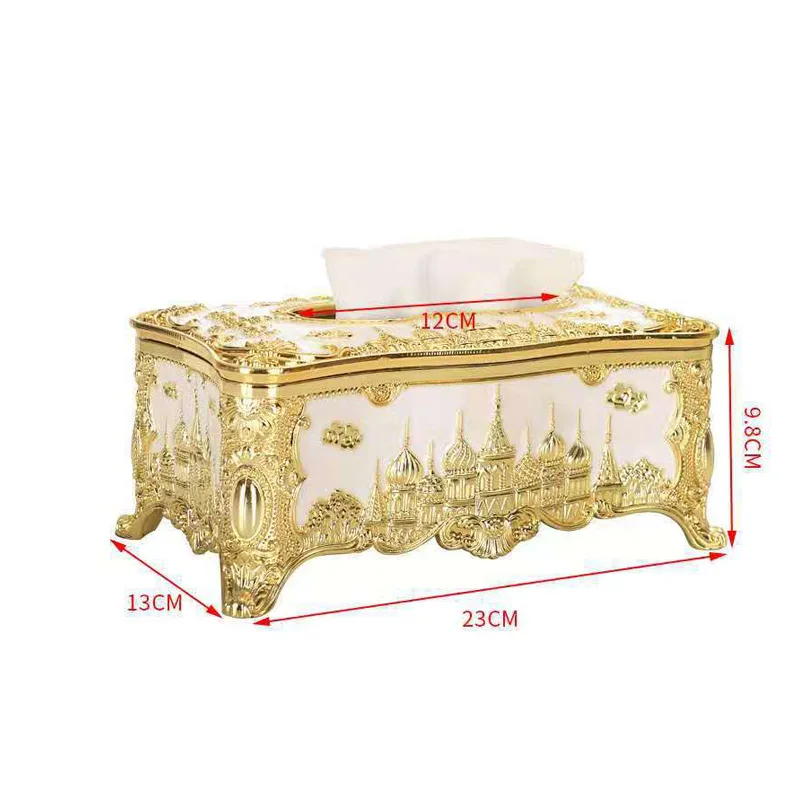 2022 Hot Sale Home Decoration Tissue Box Napkin Holder Plastic Bedroom Tissue Box For Dining Room Paper Box