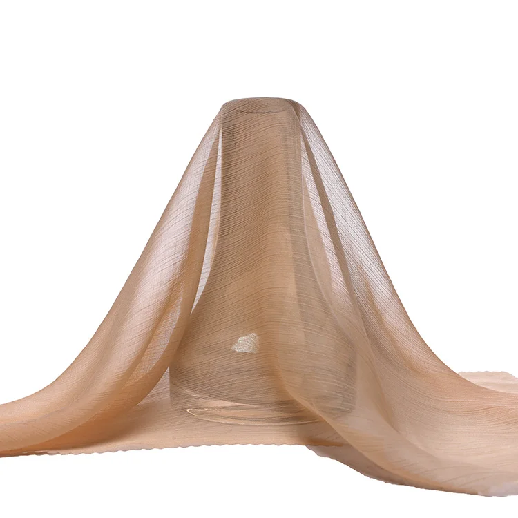 Fashiontex crepe fabric chiffon 30D Yoryu 100% polyester cheap chiffon crepe fabric