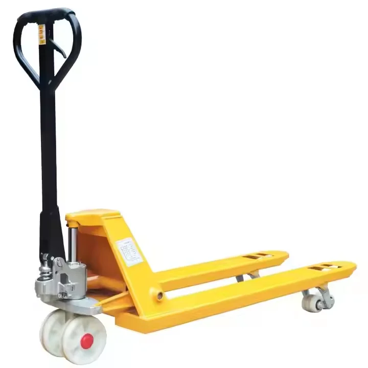 Cheap price hydraulic manual pallet truck warehouse handling hydraulic lift pallet jack forklift