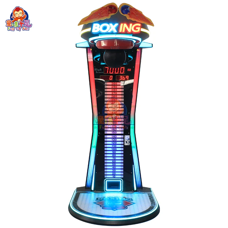 Street Coin Operated Amusement Arcade Boxer Machine Boxing Machine Ultimate Big Punch Machine