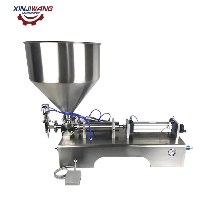 WholeSale China Factory Price semi automatic horizontal Laundry Detergent Whipped Cream Sauce Filling Machine for Sale