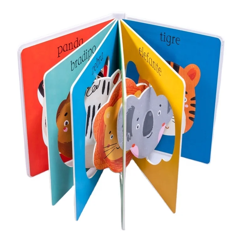 Publishing custom Printing Hardcover Children Kids Board Books Pop Up Book Baby English 3d Books Cardboard Print Publishing
