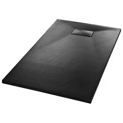 High-Grade SMC Material Custom Size Modern Design High-Grade Shower Tray in Grey Black Bathroom Tray