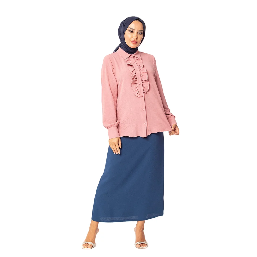 SIPO 2023 2Pcs Design Fashion Blouse Muslim Turkey Wholesale Dubai Muslim Blouse Shirt Women