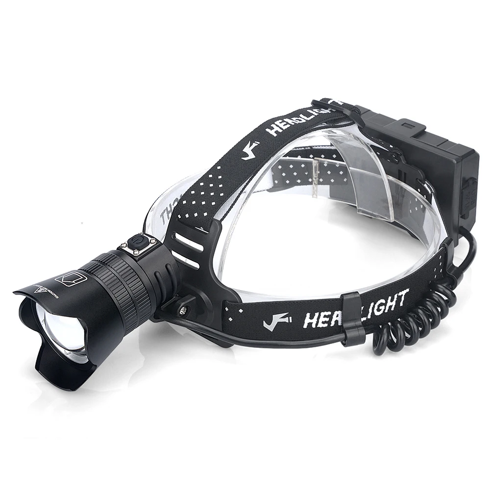 Factory Supplier LED High Power Headlamp Rechargeable Hunting Headlight LED Headlamp