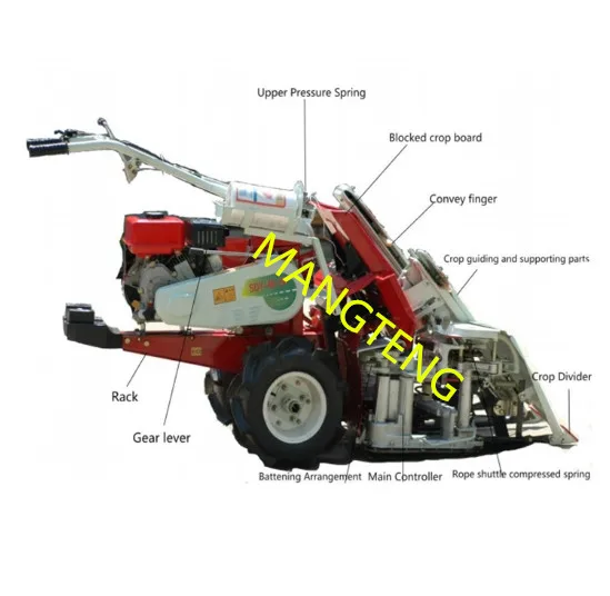 rice and wheat harvesting machine fo rwheat reaper and binder  with the good price