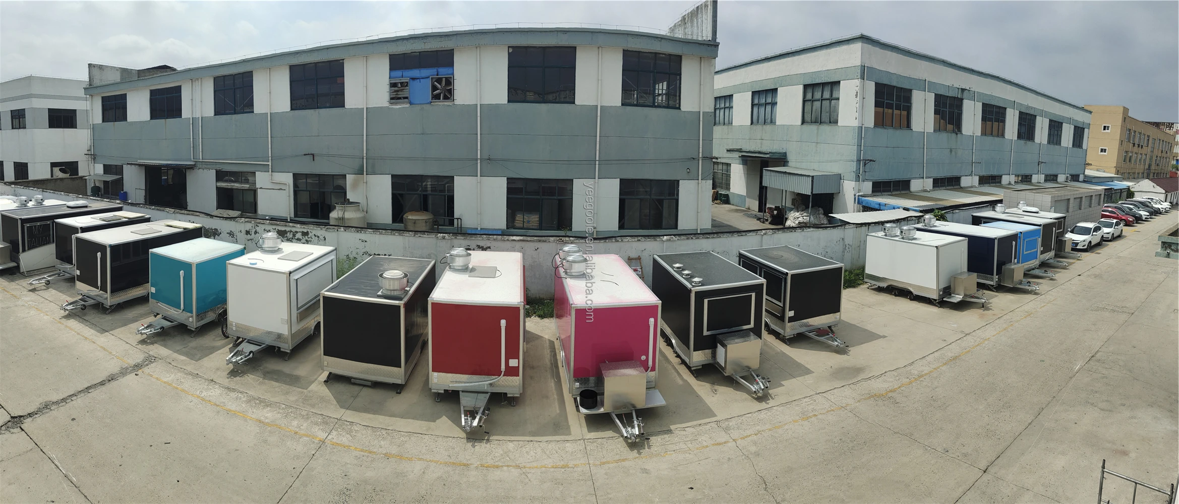 churros/coffee/popcorn/juice kiosk/mobile trolley cart/mobile food cart CE