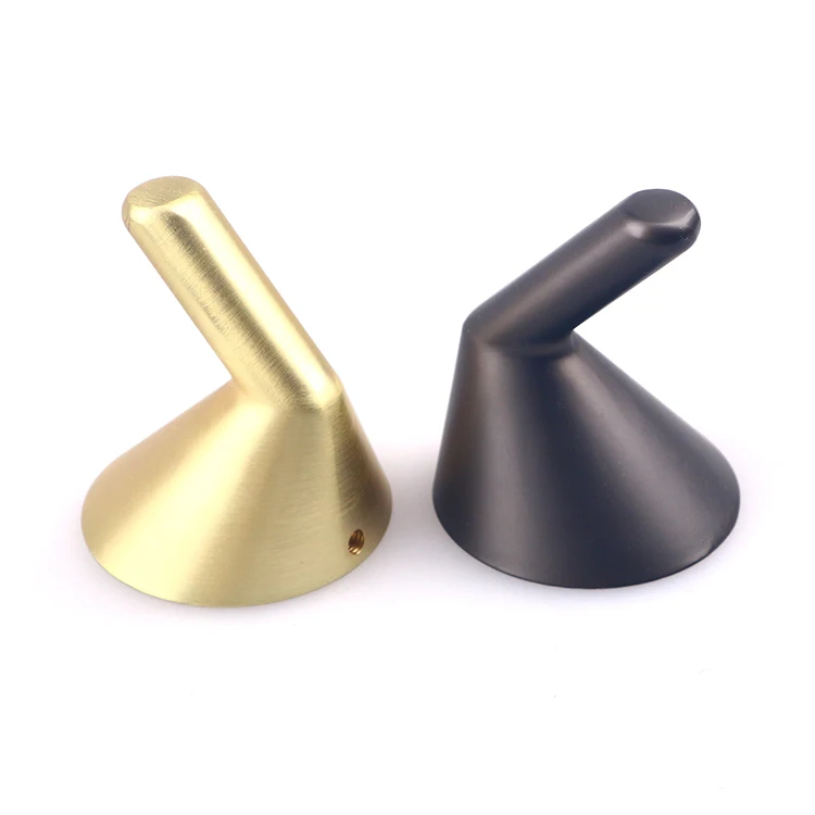 Wholesale gold brass material single hook door rear hook Decorative hook