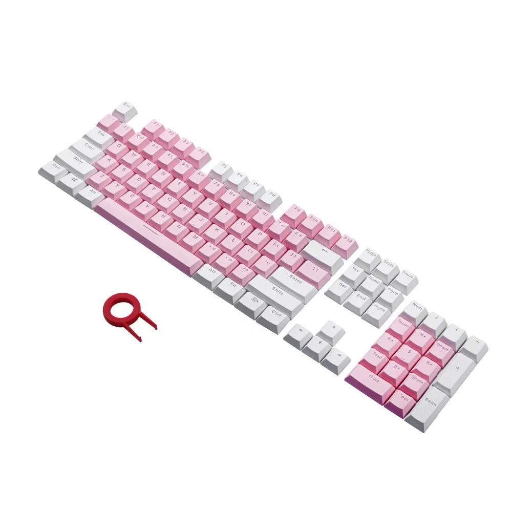 
E-YOOSO For mechanical keyboard 104 Key PBT Compare the color keycaps 