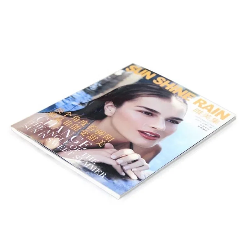 
Professional customized A4 A5 8.5x11 inch magazine soft cover printing 