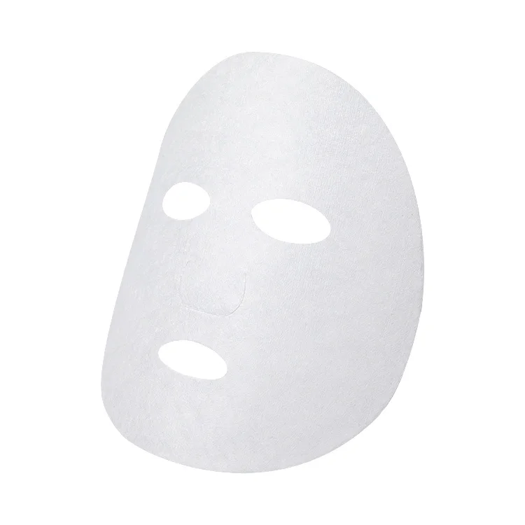 Facial mask material custom design rayon velvet fiber face mask sheet silky facial mask sheet paper