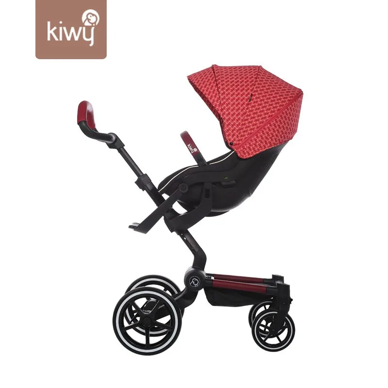 Kiwy Foldable High Landscape Bidirectional Push Luxury Baby Stroller