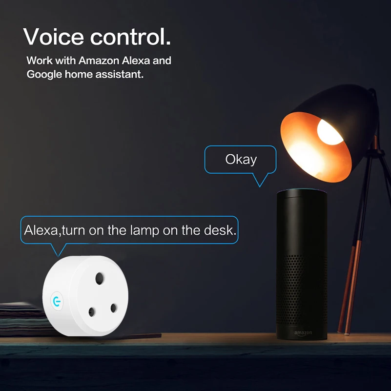 
Hot Selling Smart Home Smart Plug Wifi India South Africa Standard Wifi Plug Working With Alexa Google Home Ifttt Socket Outlet 