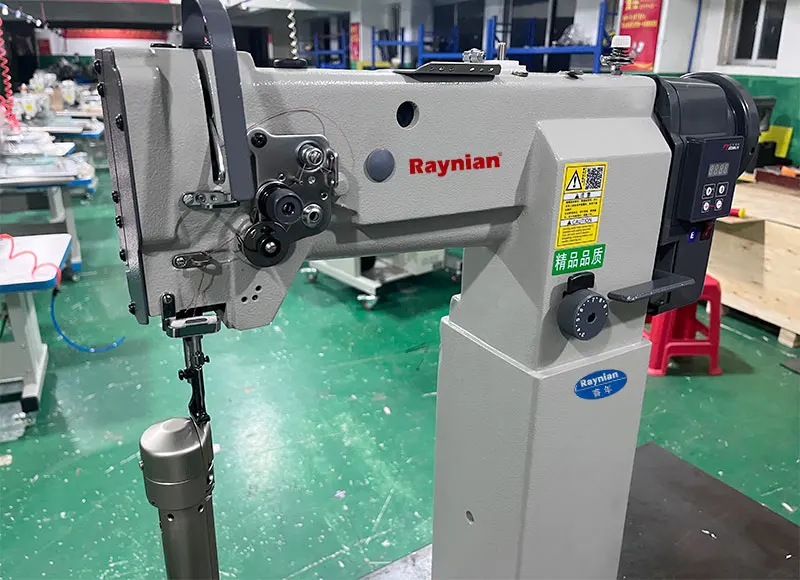 Raynian-8365B high post industrial sewing machine, used for sewing luggage leather industry walking foot sewing machine