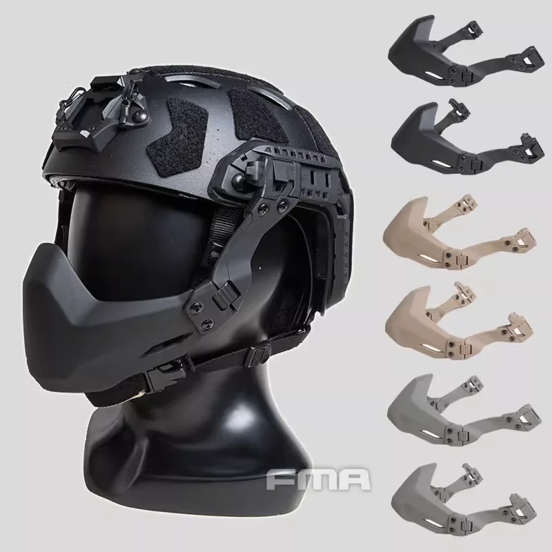 FMA Caiman Bump Mandible Guard selling protective Folding semi-universal Helmet visor TB1363A-TB1364B