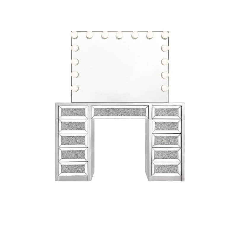 Makeup Cosmetic Cheap With Lighted Mirror Makeup Vanity Table