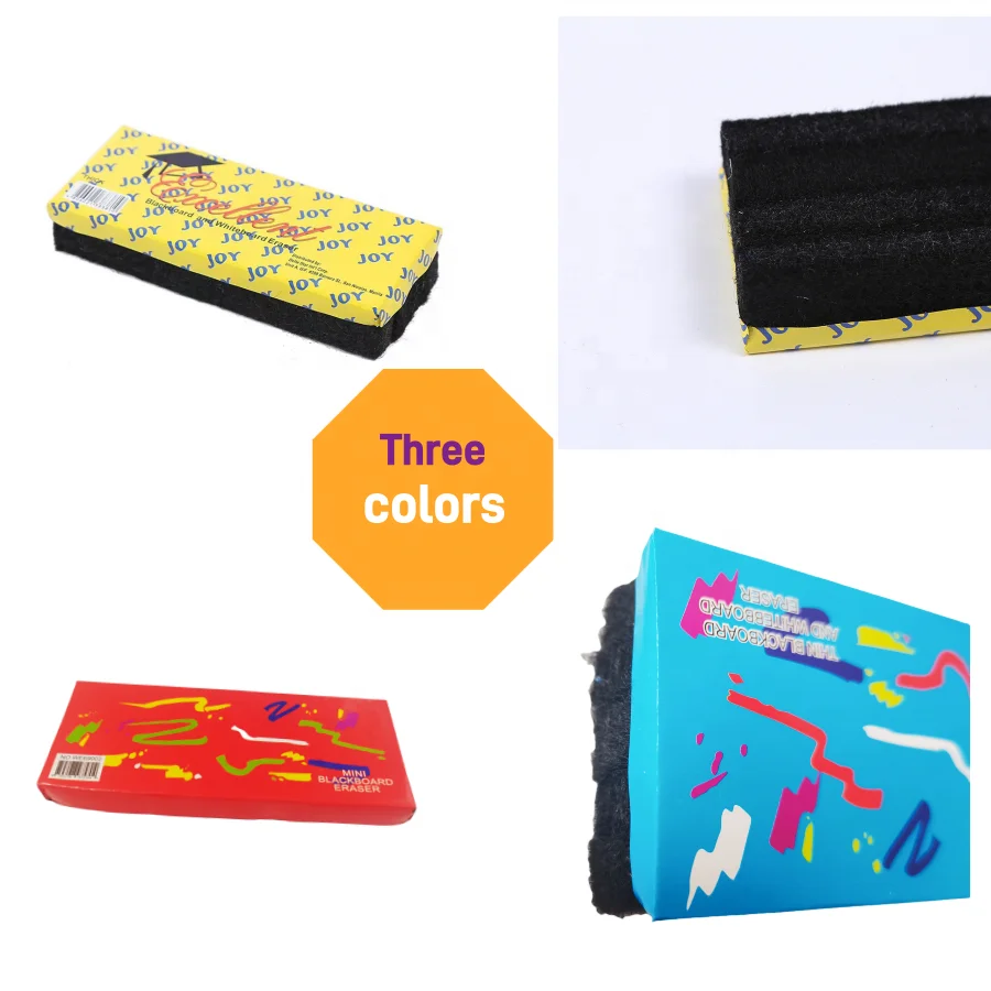 Eco-friendly large board eraser felt chalkboard erasers dustless blackboard cleaner chalk eraser