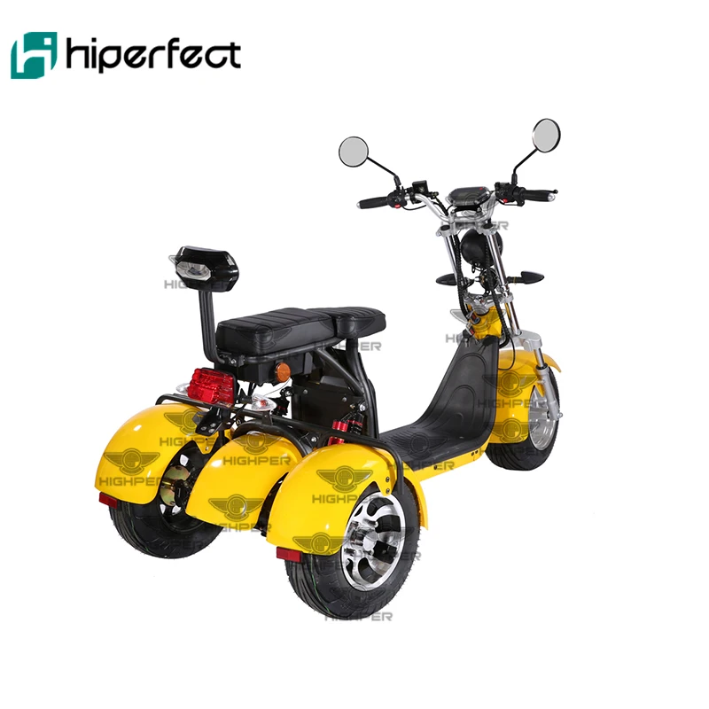 Electric 3-wheel big wheel Motorcycle scooter for adults