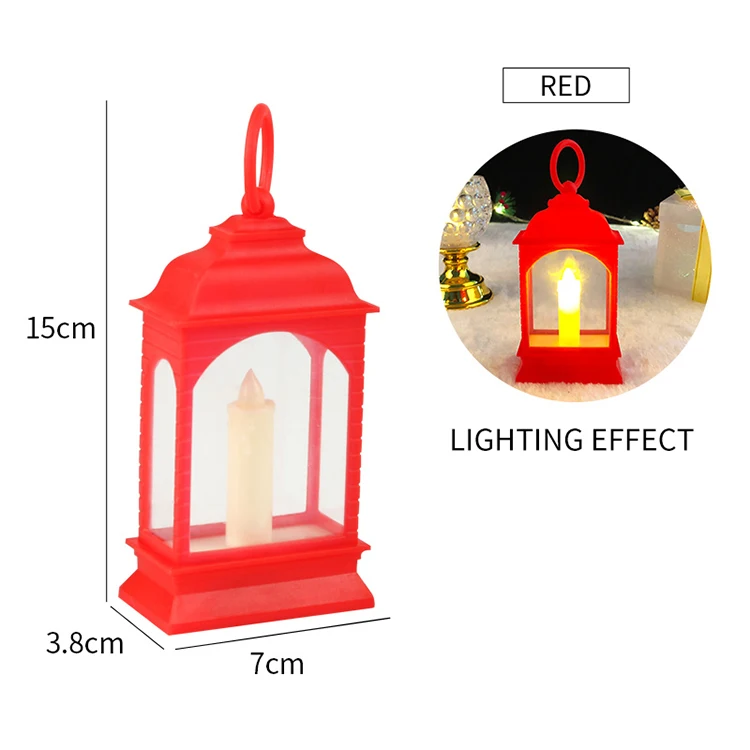 New arrival plastic mini candle lanterns electron luminescence table lamp for decoration