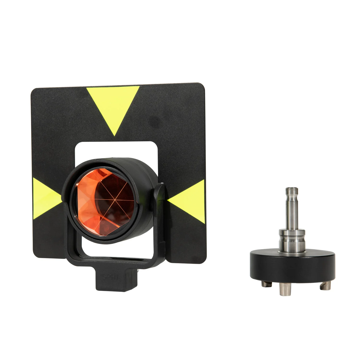 62MM GPR1-GPH1 Optical Measurement System Optical Single Prism Reflector Set Coated With Copper For Total Station