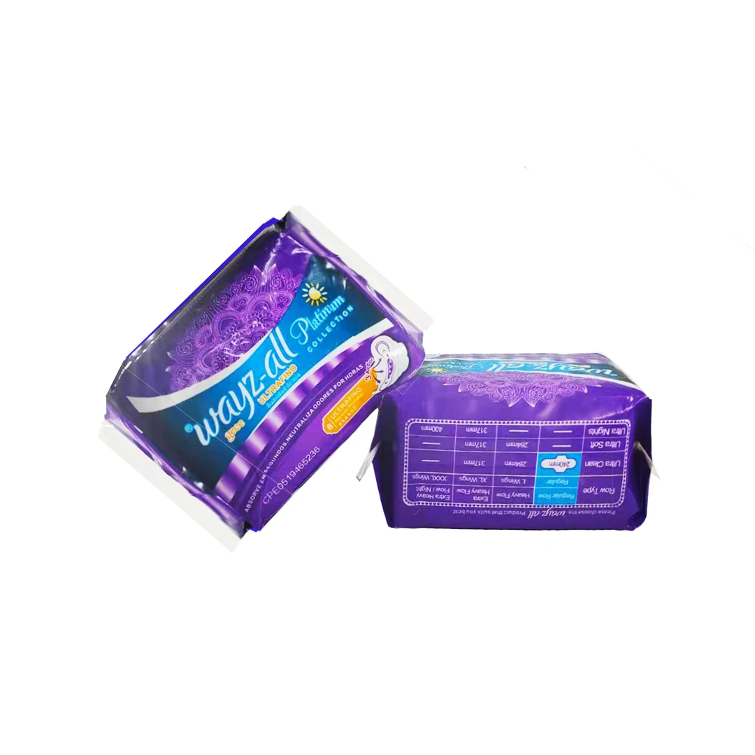 Naval girl sanitary napkin high quality imported raw materials for sanitary pads women