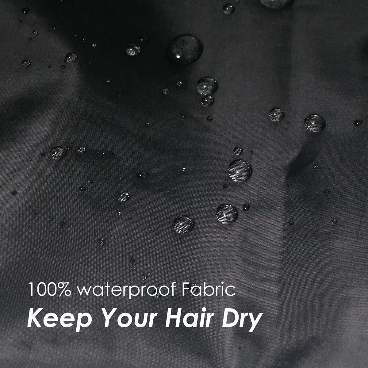 Extra Large Custom Shower Cap Double-Layer Waterproof Reusable XL Satin Lining Jumbo Shower Bonnet