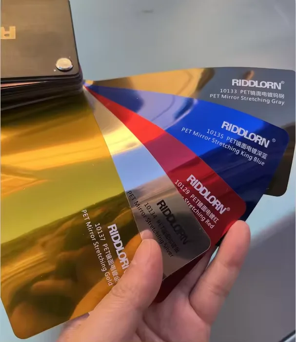 1.52x 18 m/5x 59 ft high quality mirror chrome color electroplated blue car wrap vinyl color-changing sticker roll film