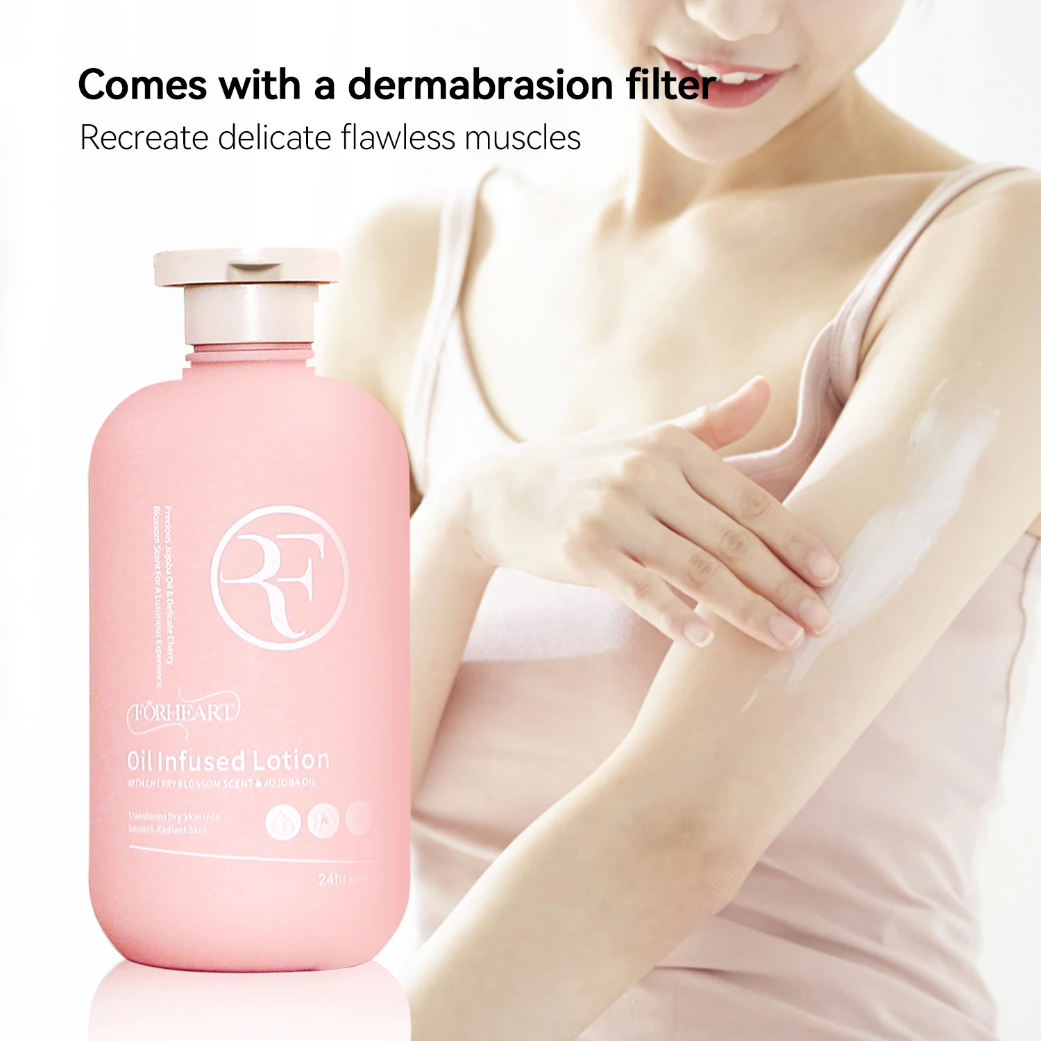 New Arrival stylish Sakura  Whitening Hydrating hyaluronic acid Body Cream Moisturizer Nourish Skin Body Lotion