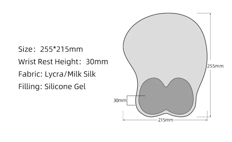 Vograce Wholesale Custom CMYK Print 3D Anime Mouse Pad  Mousepad