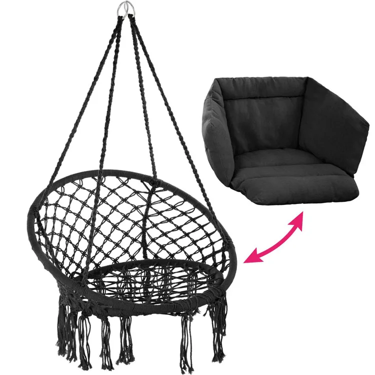 Hanging swing chair rattan chair swing indoor household single hammock Nordic balcony cradle chair