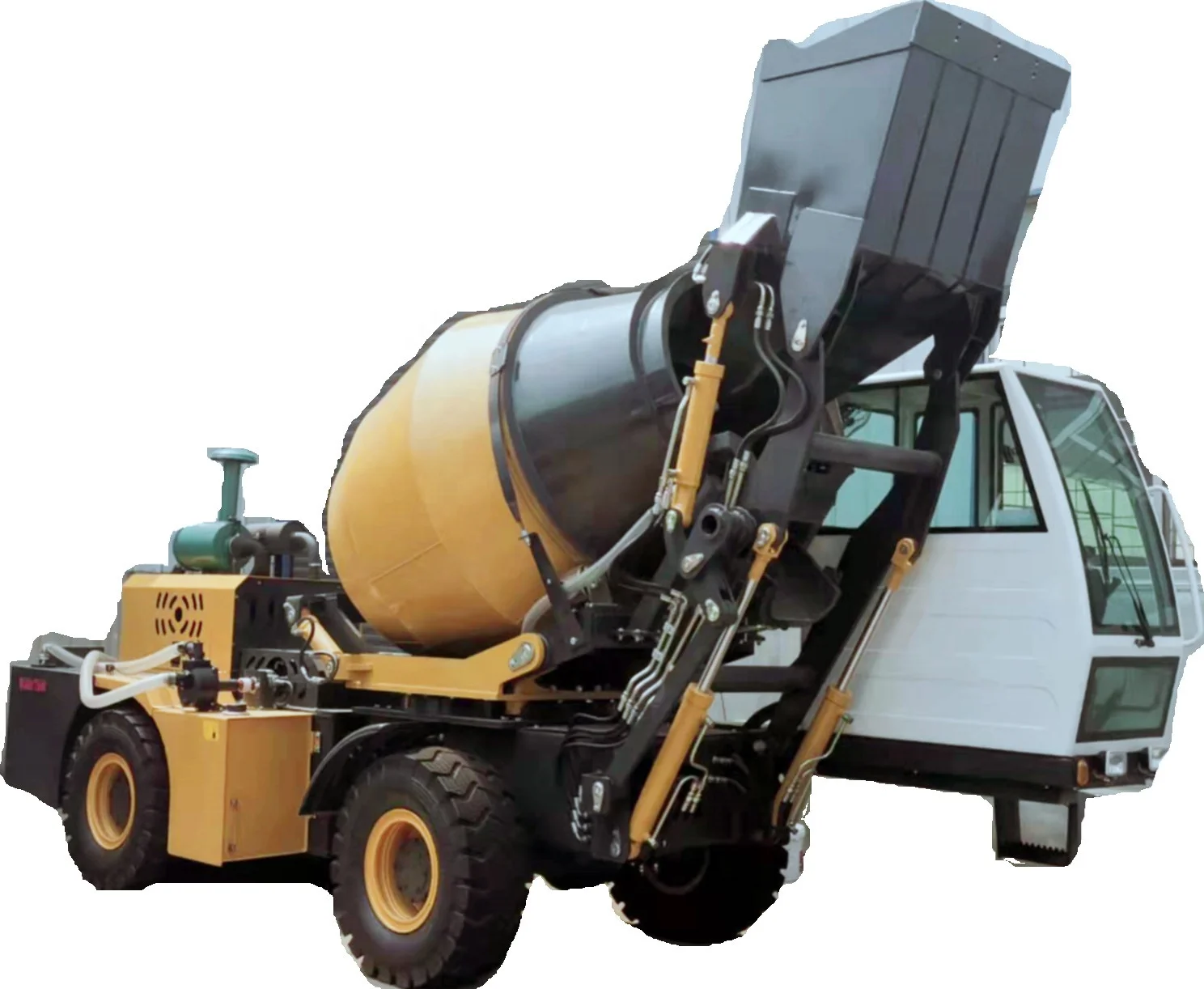 Hot Sale 1.2 Cbm Self Loading Concrete Mixer Truck compact self loading mobile concrete mixer truck