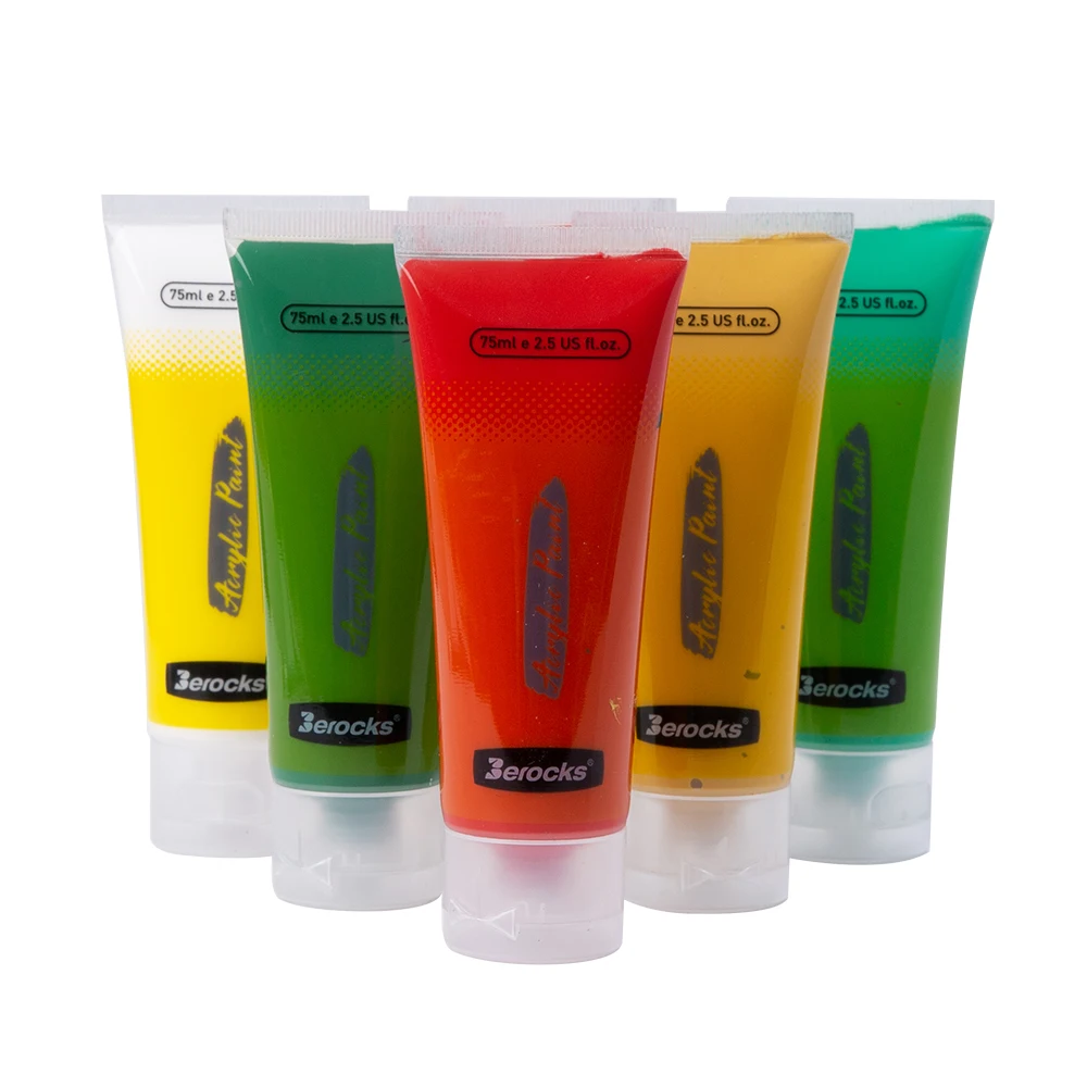 Colors Rich Pigments Non Fading Acrylic Paint Set For Artist Canvas Painting