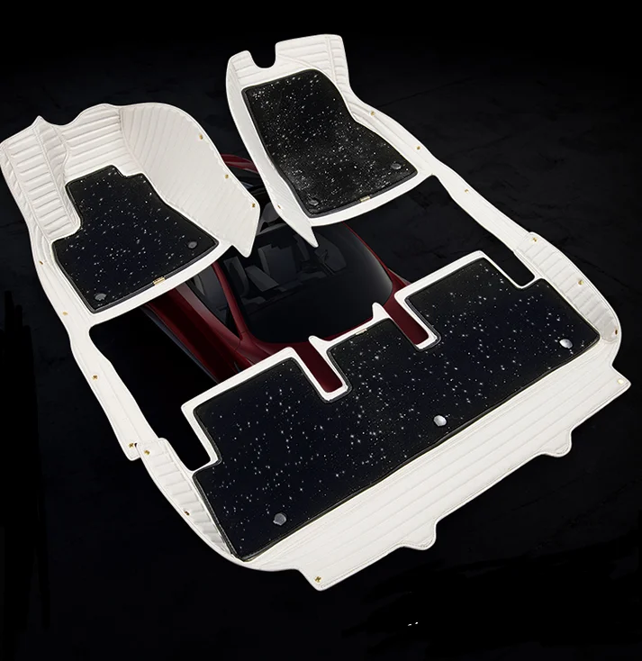 2020 BYD  Han DM Tang DM E2 E3 E5 E6 Han EV  leather car mats Double-layer detachable beautiful and easy to clean