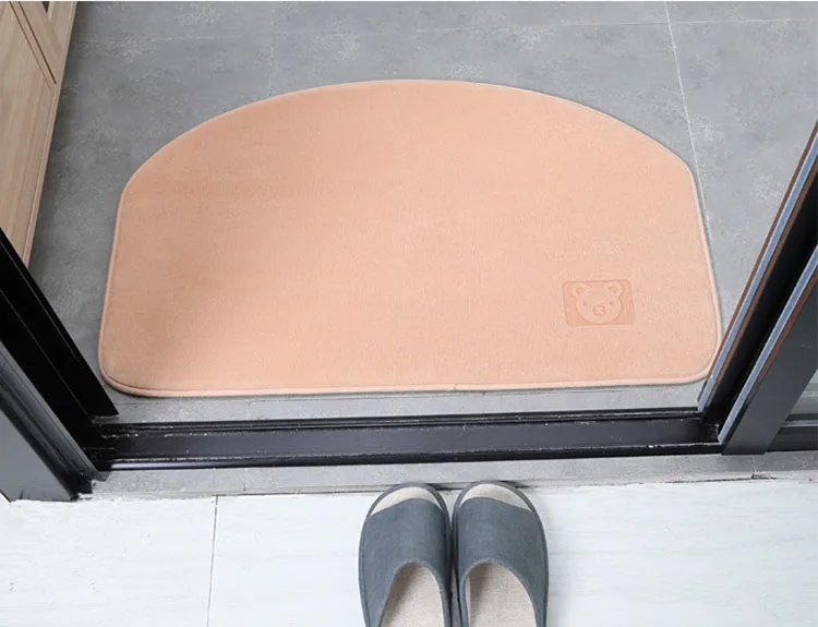 Absorbent and soft anti slip mat bathroom With Best Quality Low Price