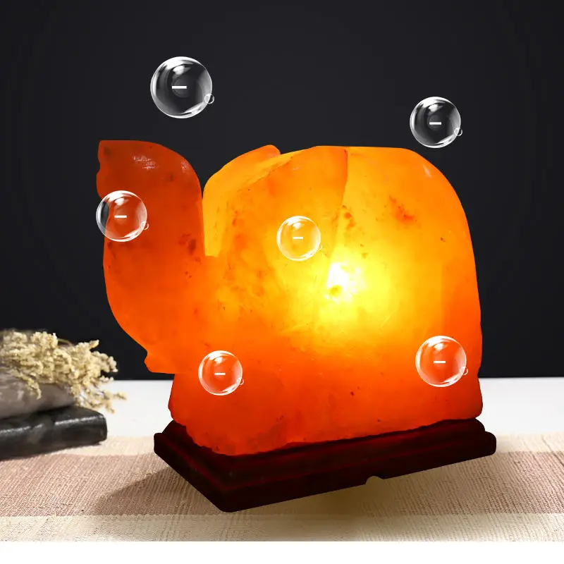Natural red pink heart shaped himalayan natural crystal rock salt lamp Complete Package Electric Cord and Bulb Organic Material