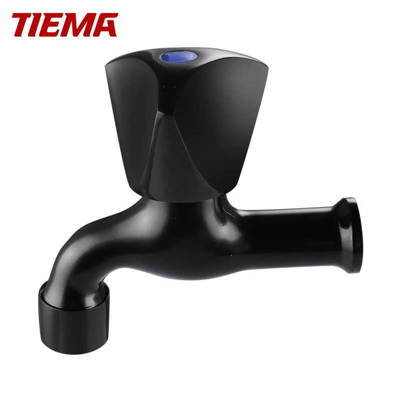 
High Performance wall black good quality bibcock nice design brass garden small wash basin taps 