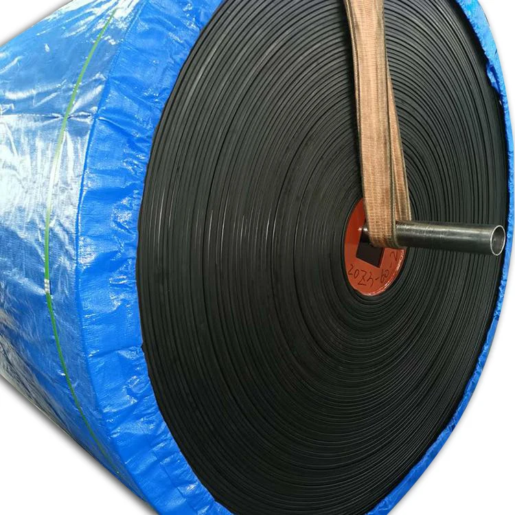Industrial EP rubber conveyor belt, flat transportation belt, high temperature resistance