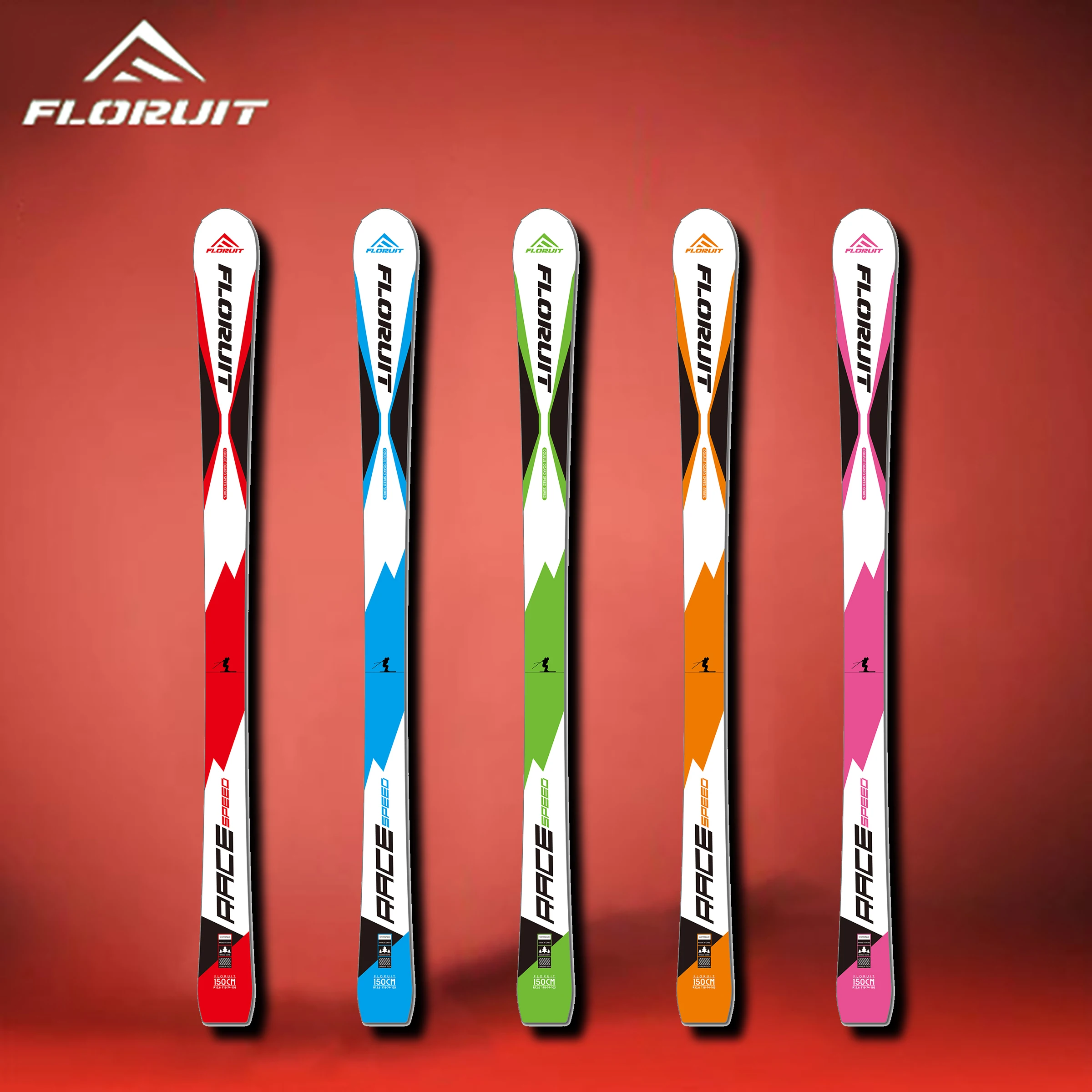 FLORUIT    Custom Winter Sports Alpine Ski All Mountain Twin Tips Ski