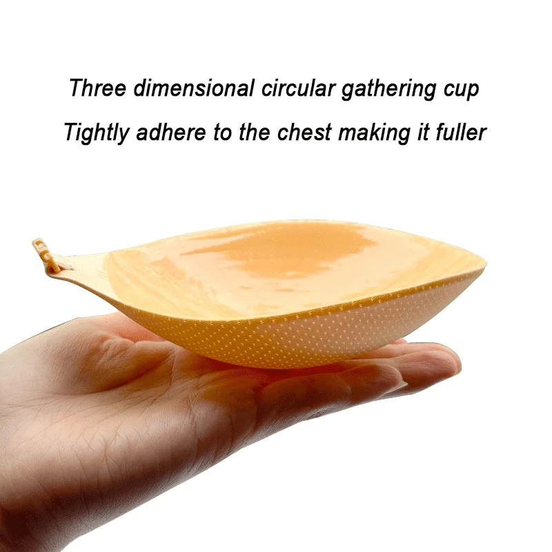 New China Manufacturer Invisible Fabric Cover Thick Silicone Strapless U-Shaped Seamless Bra