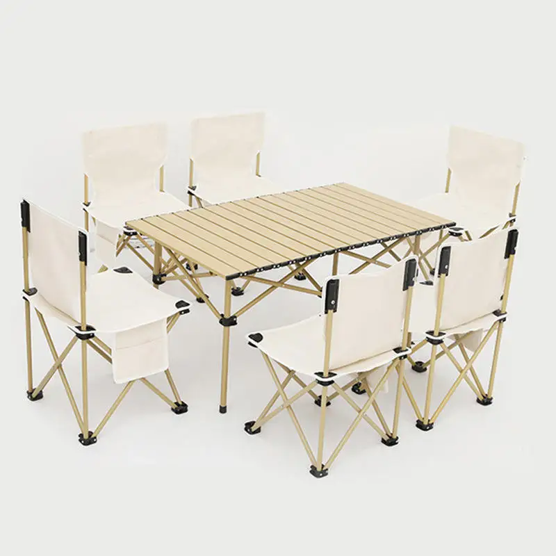Free sample Low price Wholesale new style modern park carbon steel Outdoor Garden Picnic Folding Camping tables