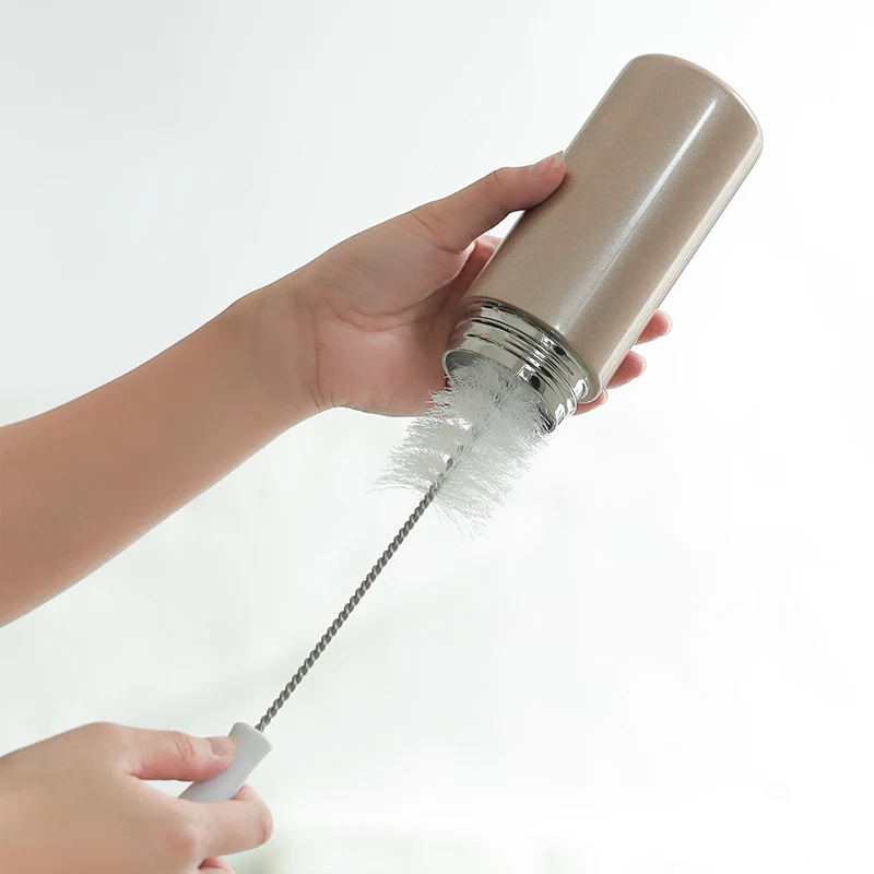 Popular Long Handle Glass Cleaning Brush Bottle Tea Cup Sponge Cleaner Kitchen Tool